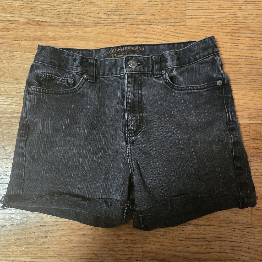 RALPH LAUREN Dark Gray Jean Shorts for Women- SZ 4